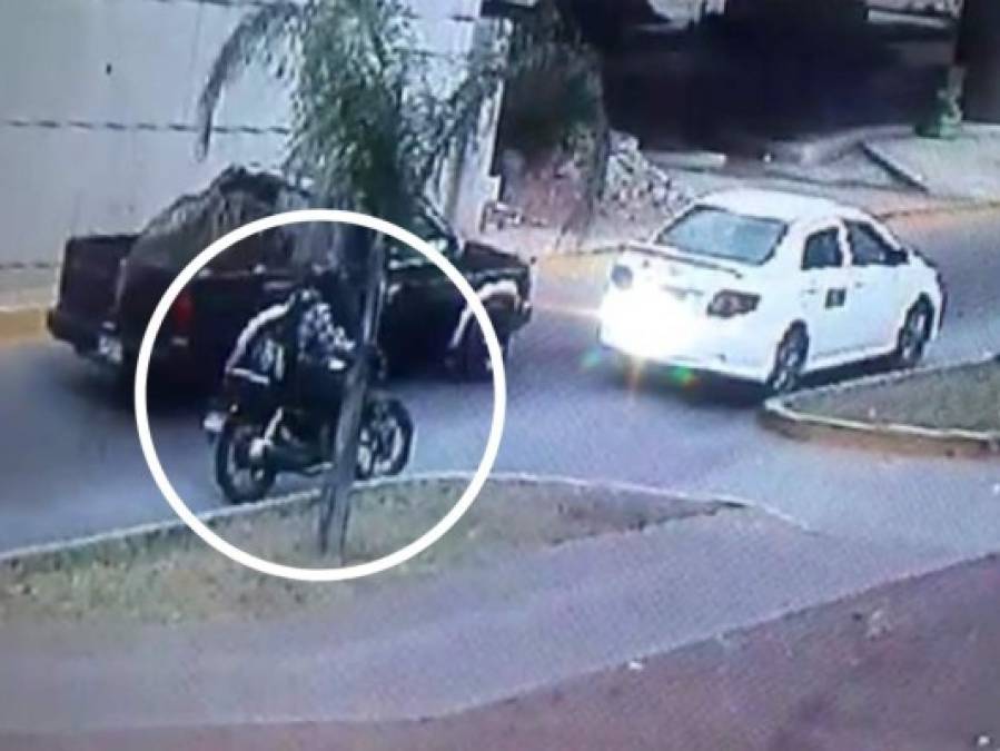 La secuencia de fotos de falsos albañiles que asaltan en Tegucigalpa