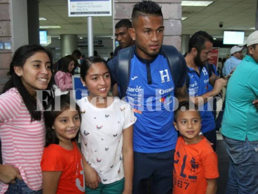 Fotos: Espectacular despedida recibió la Selección Nacional en el aeropuerto Toncontín