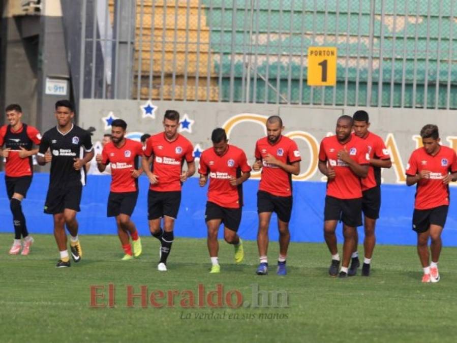 Así entrenó Olimpia a dos días del clásico ante Motagua