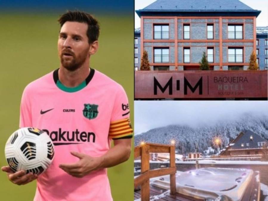 FOTOS: Así es el lujoso hotel que inaugurará Messi en Baqueira Beret, España