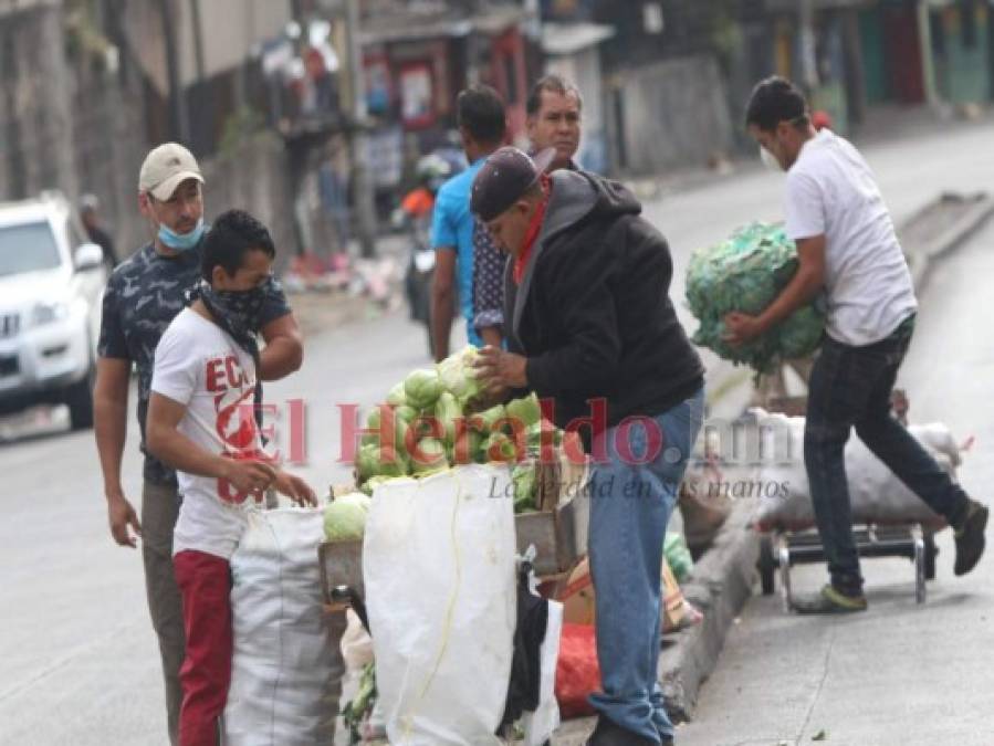 FOTOS: Ventas ambulantes, protestas y desalojos, hondureños no acatan medidas