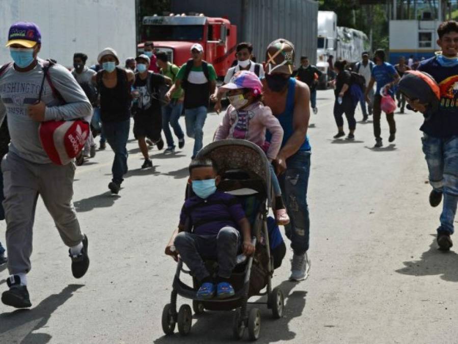 ¿Qué se sabe de la caravana migrante que avanza hacia Estados Unidos? (Fotos)