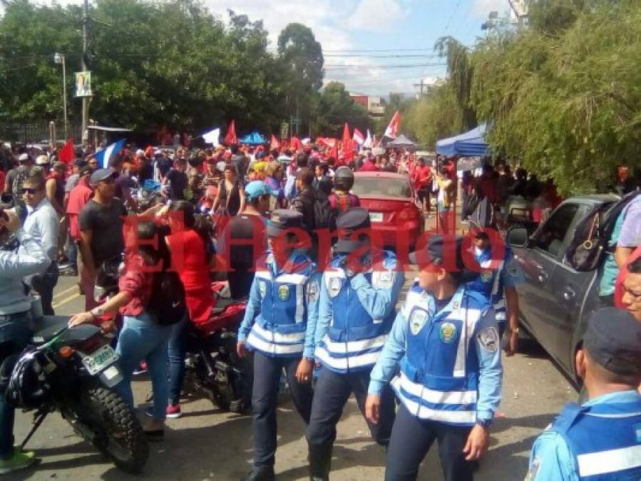 FOTOS: Así fue la marcha de la Alianza de Oposición en la capital hondureña
