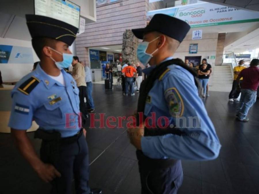 FOTOS: Tensión en Toncontín por caso sospechoso de coronavirus