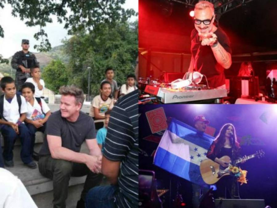 Fotos: Famosos que visitaron Honduras en este 2017; algunos se enamoraron del territorio catracho