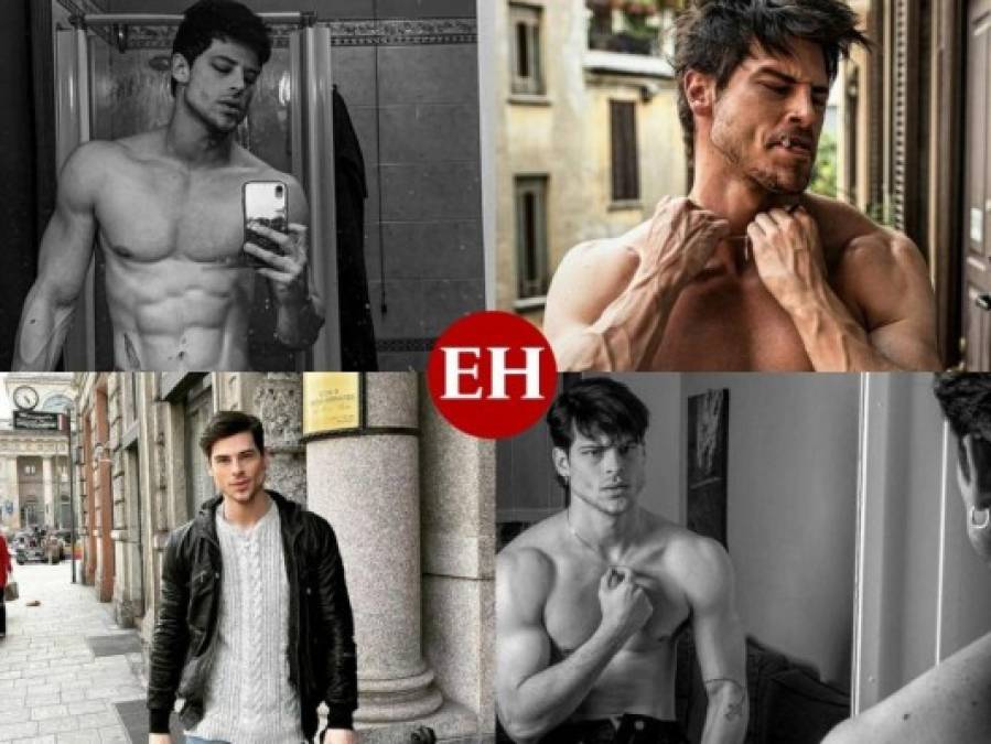 FOTOS: Luca Marchesi, el modelo italiano que lleva meses de entrenamiento de mandíbula