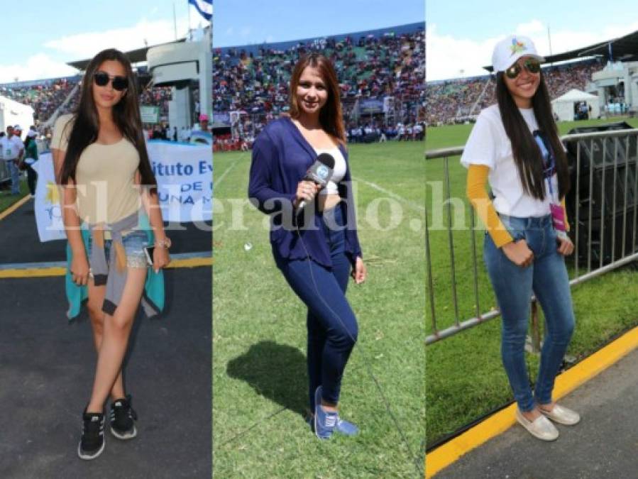 FOTO: Mujeres bellas invadieron el Estadio Nacional en las fiestas patrias 2017