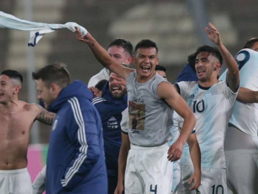 FOTOS: La eufórica celebración de Argentina al ganar medalla dorada
