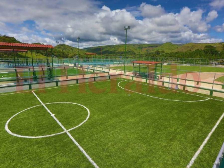 FOTOS: Así es el megaparque Campo Parada Marte inaugurado en la capital de Honduras