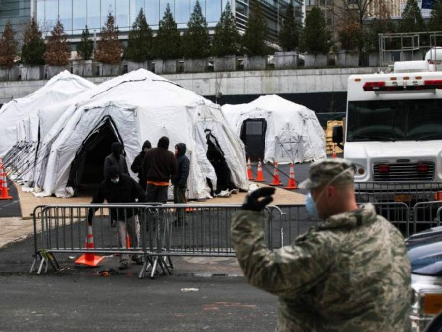 FOTOS: Zona de albergue el 11S es morgue improvisada en Nueva York