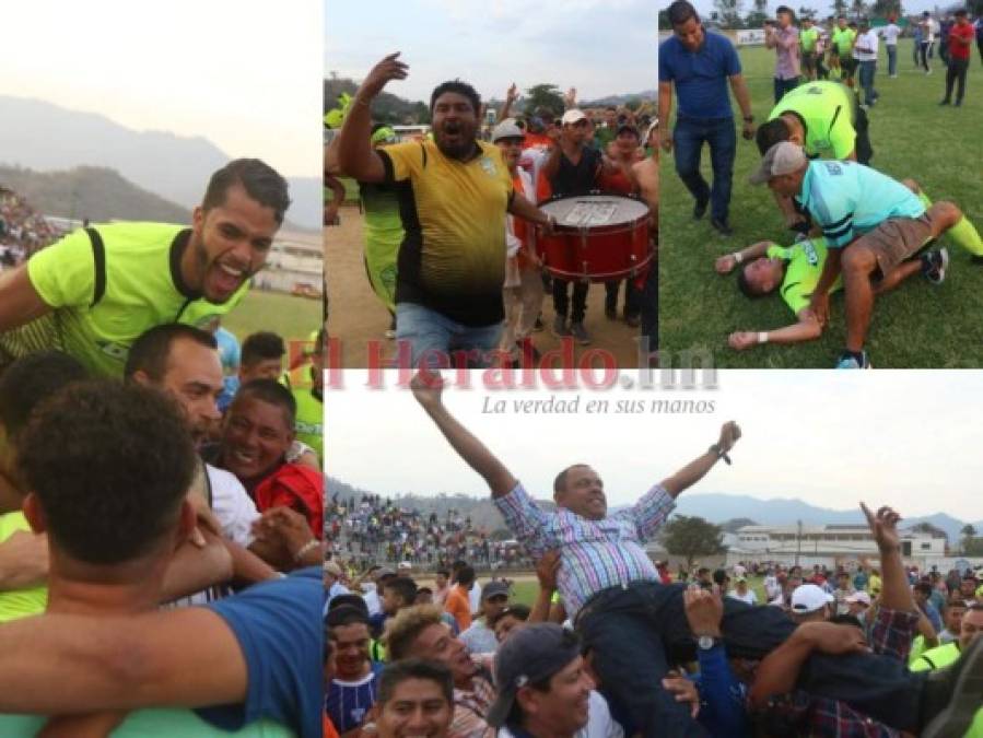 Así celebró Real de Minas la permanencia a la Primera División