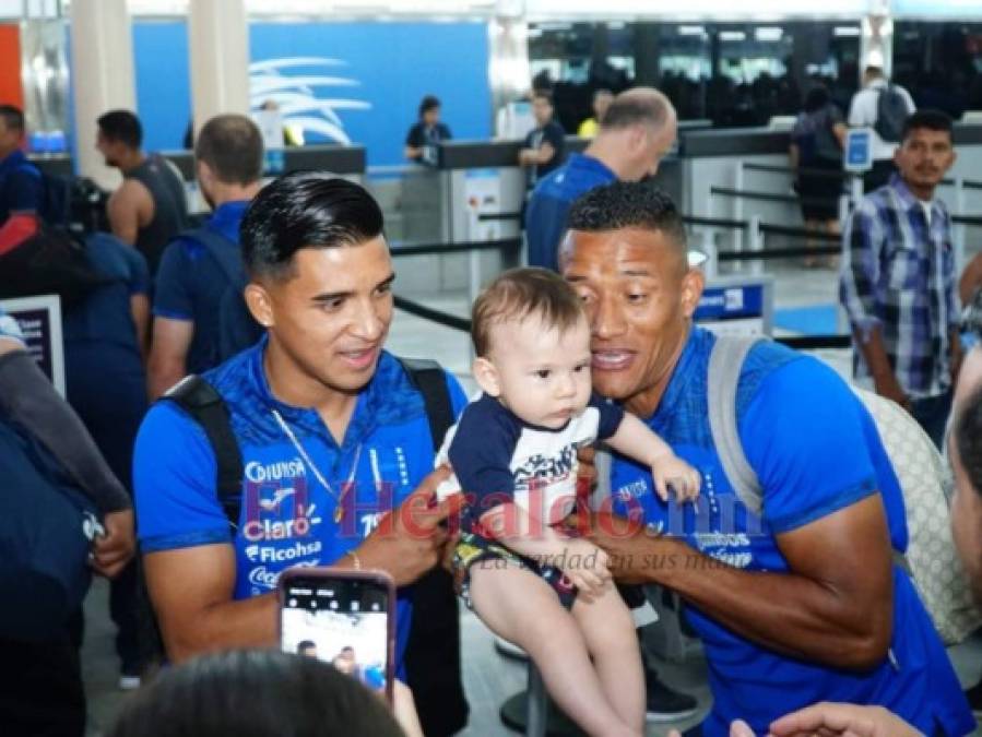 Así fue la salida de la Selección de Honduras a Paraguay