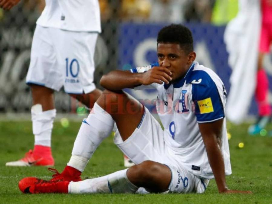 Las dolorosas fotos de los jugadores de Honduras tras ser eliminados del Mundial