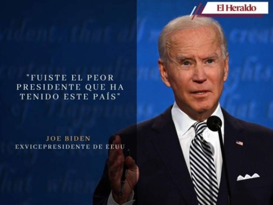 '¿Quieres callarte?': las explosivas frases de Biden contra Trump