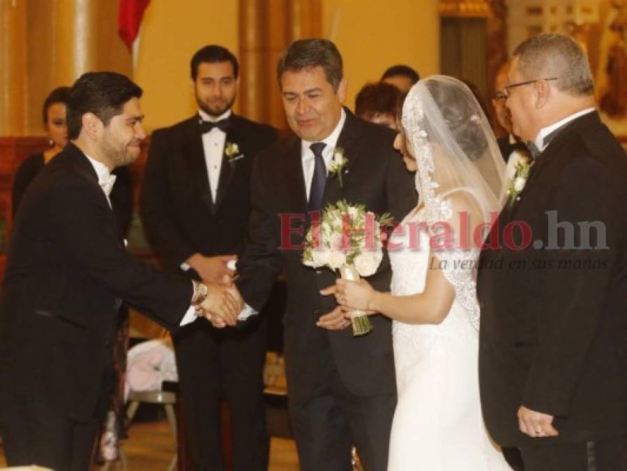 Así fue la boda de Ivonne, hija del presidente Hernández