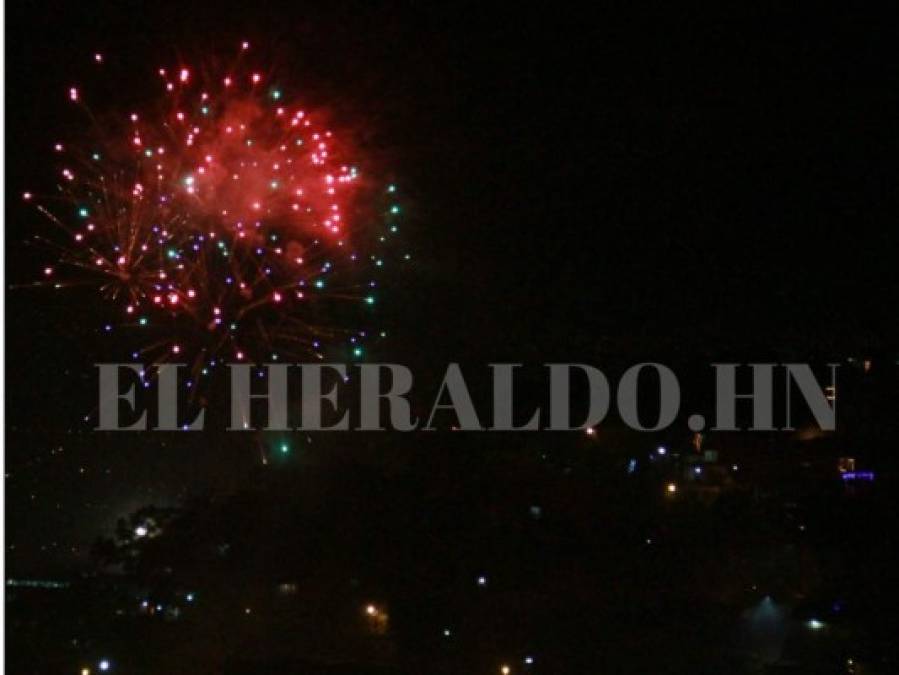 Fotos: Así recibió Tegucigalpa el año nuevo 2018