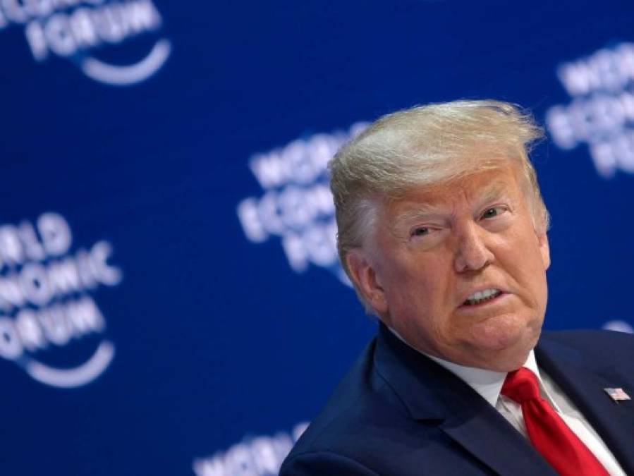 FOTOS: Trump ignoró el juicio político y presumió su modelo económico en Davos