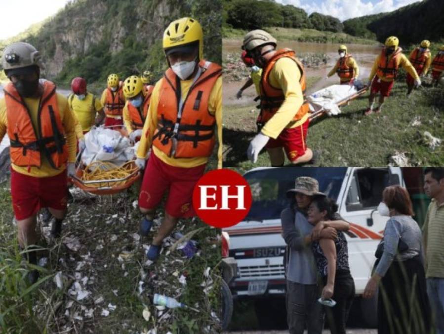 Desgarradoras imágenes del hallazgo de niño ahogado en el río Choluteca