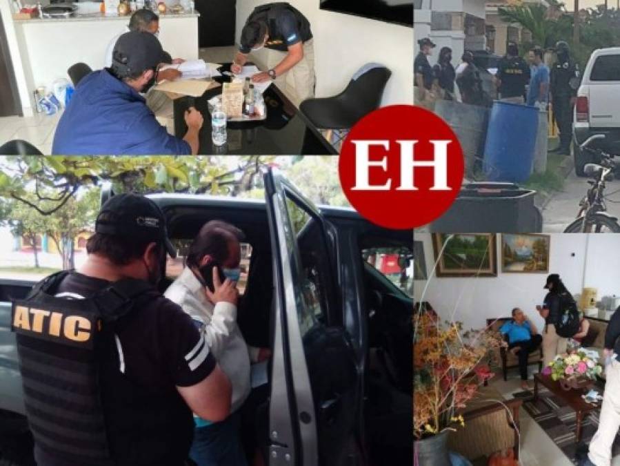 Múltiples capturas deja operación en caso de fraude millonario al IHSS (FOTOS)