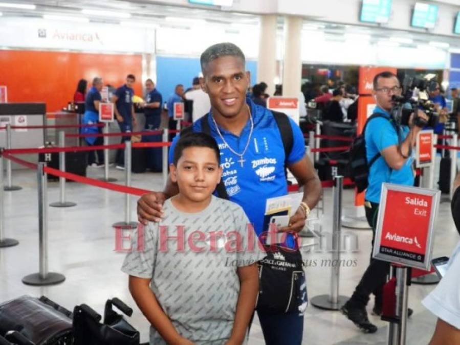 Así fue la salida de la Selección de Honduras a Paraguay