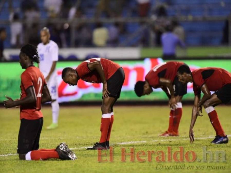 Lo que no se vio en TV: Abrazos y peleas en Honduras vs Trinidad y Tobago (FOTOS)