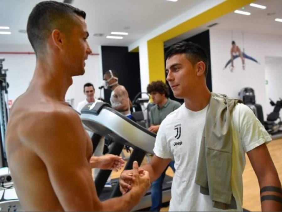 Así fue el primer día de Cristiano Ronaldo entrenando con la Juventus