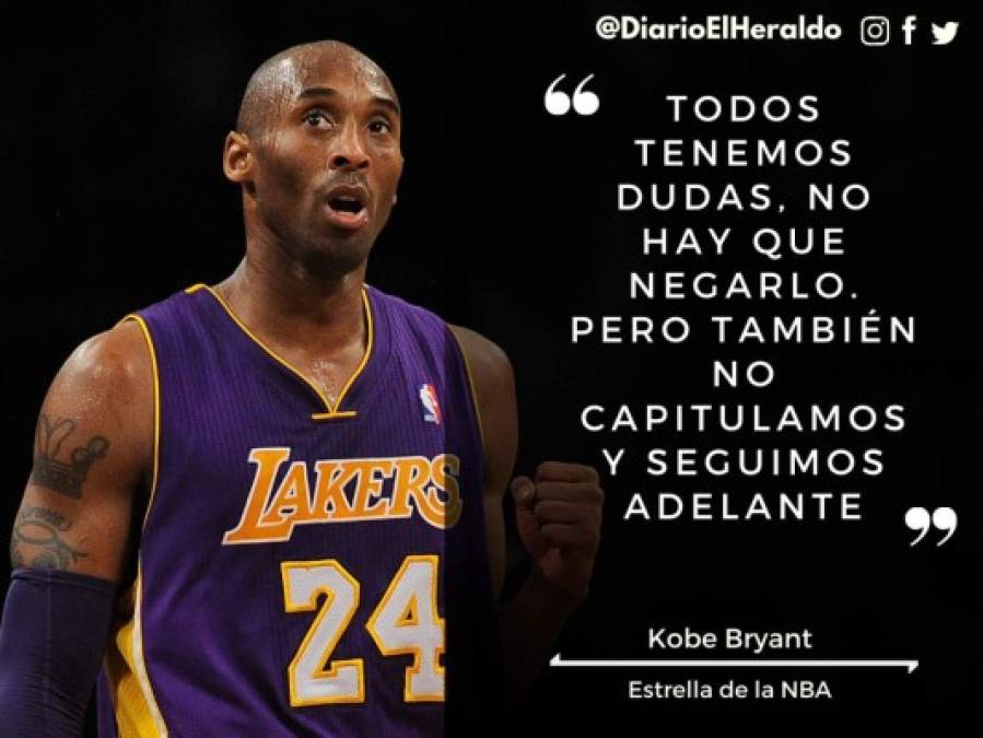 Las frases más célebres de Kobe Bryant, leyenda del baloncesto