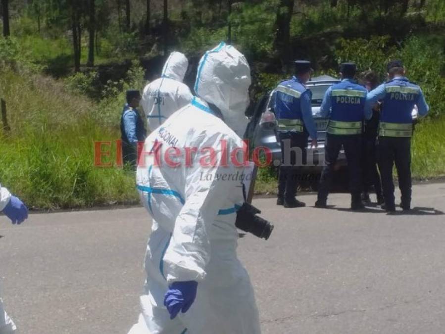 Dramáticas fotos del fatal accidente que dejó dos muertos en salida a Danlí