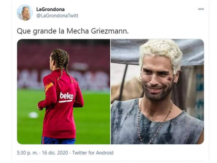 La Chilindrina y Jar Jar Binks: los memes que dejó el look de Antonie Griezmann