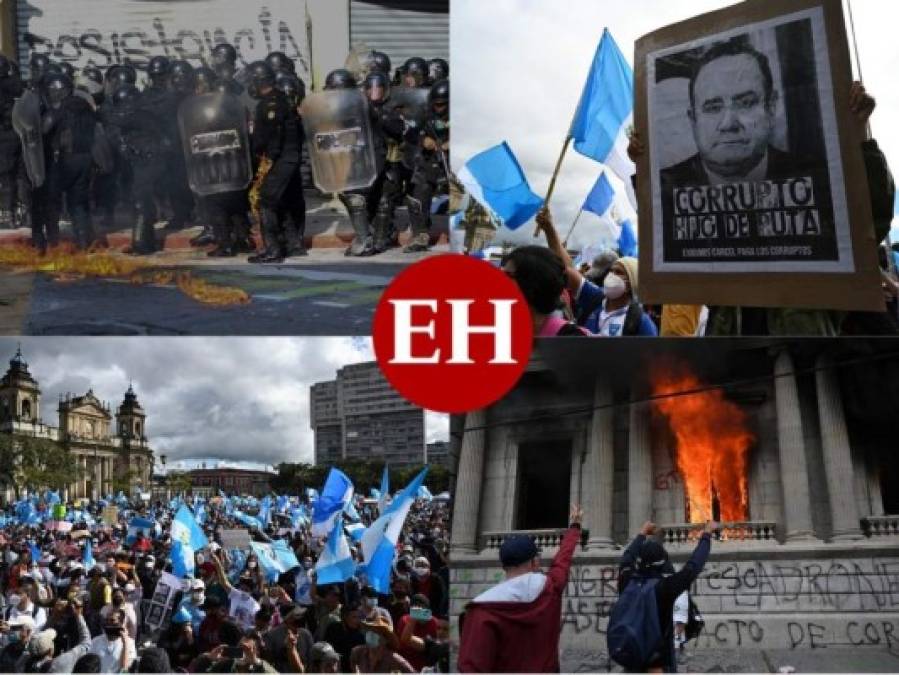 FOTOS: 14 datos para entender las masivas protestas en Guatemala