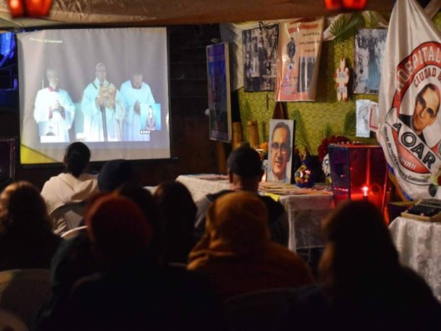 Las imágenes del ambiente en El Salvador por la canonización de monseñor Óscar Arnulfo Romero