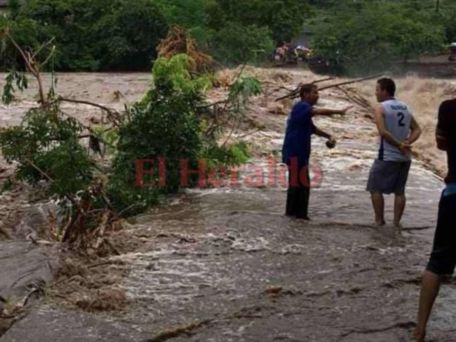 Lluvias están dejando estragos en la zona sur de Honduras