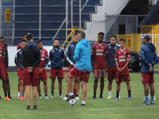 Motagua se prepara en el Estadio Nacional previo a la final de Concacaf contra Comunicaciones (Fotos)