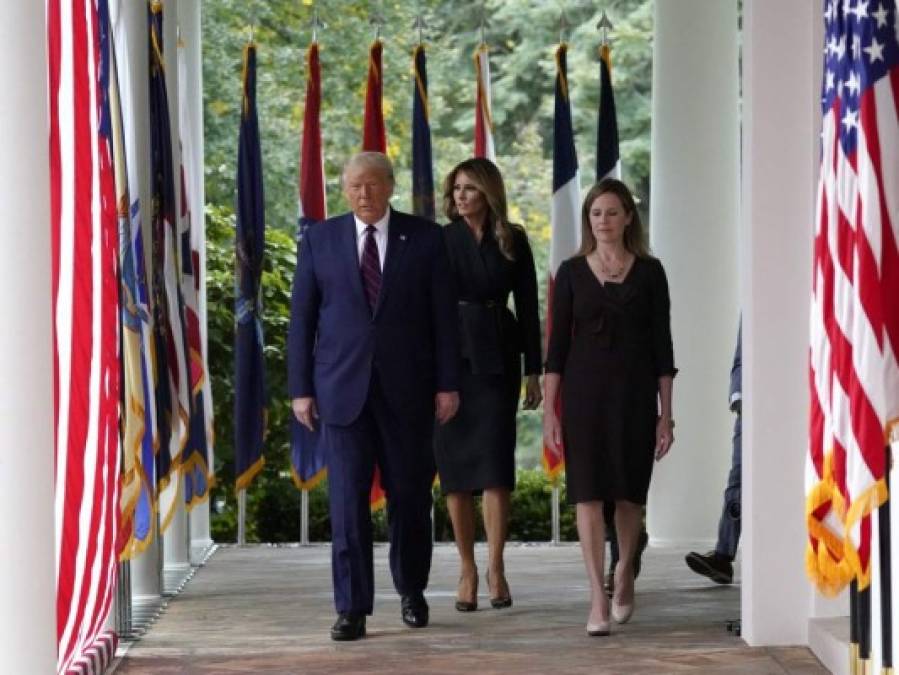 Amy Coney Barrett, la jueza conservadora y católica nominada por Trump