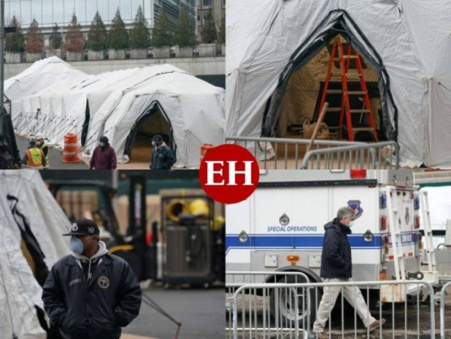 FOTOS: Zona de albergue el 11S es morgue improvisada en Nueva York