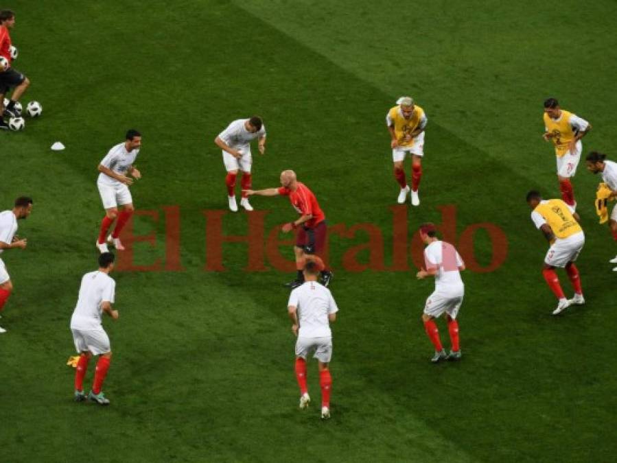 Con pitoretas y banderas, así es el ambiente en el encuentro entre Brasil vs Suiza