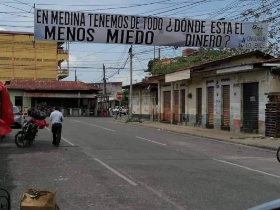 FOTOS: Se expande por toda Honduras la pregunta '¿Dónde está el dinero?'