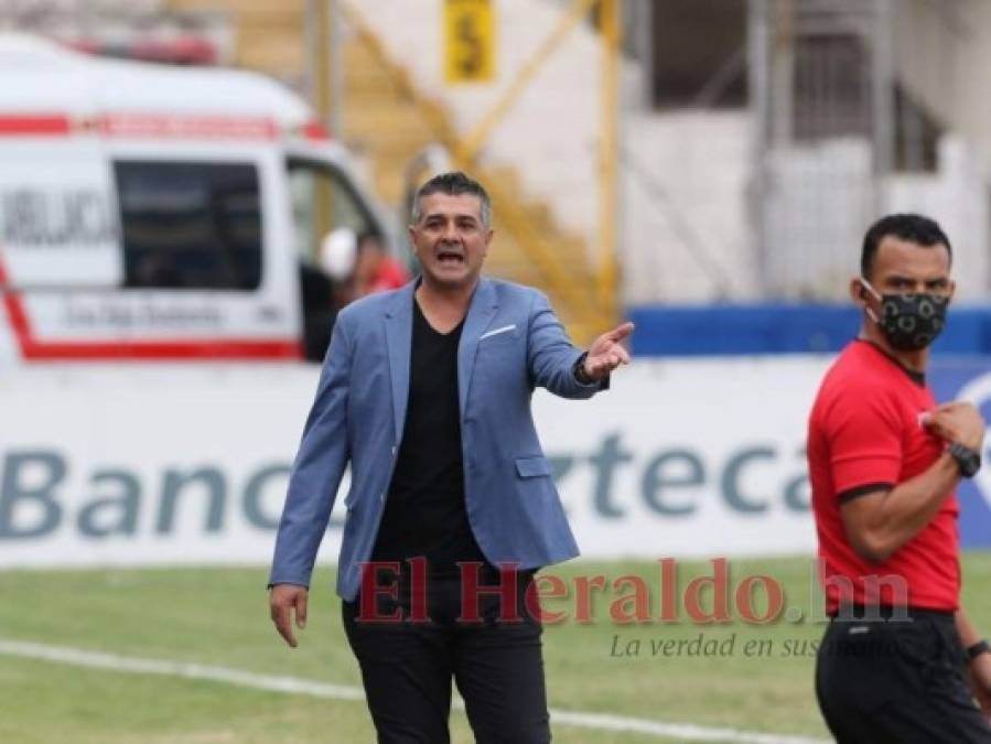 El abrazo entre Troglio y Vázquez y la bronca de Rubilio: las imágenes que dejó el Olimpia-Motagua