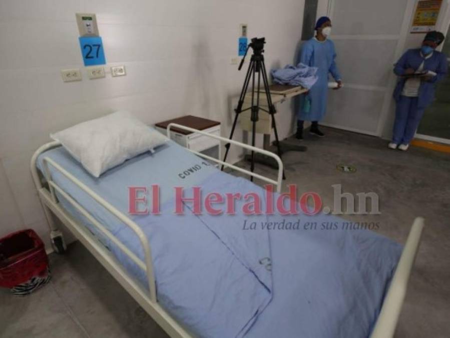 FOTOS: Así luce la sala de covid-19 inaugurada en el Hospital Escuela
