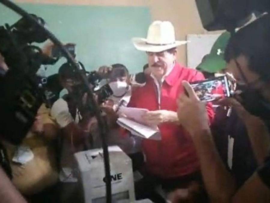 Así votó Juan Orlando y otras personalidades políticas en el transcurso de las elecciones