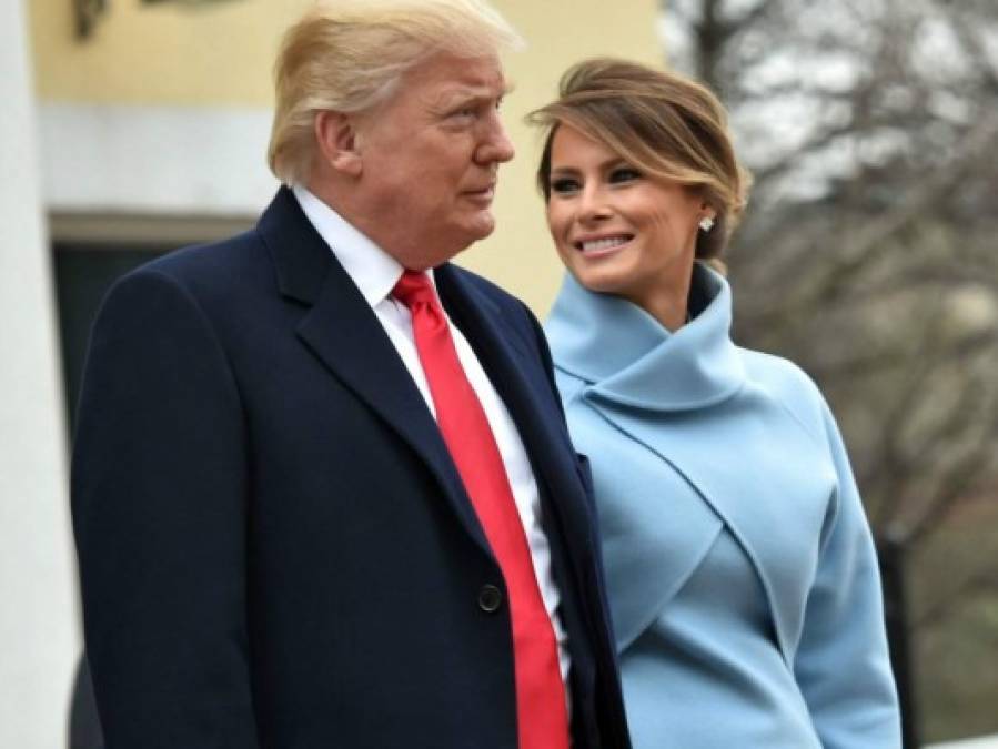 Los looks de Melania antes y durante investidura de Trump