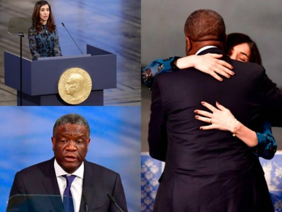 Así fue la entrega de los Premios Nobel de la Paz 2018 a Murad y Mukwege