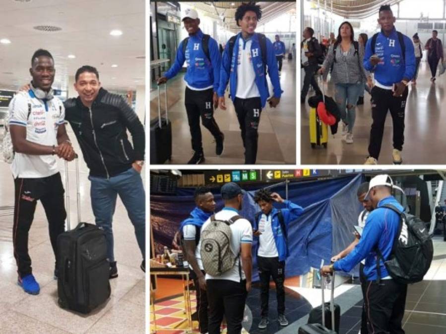 Así fue la llegada de la Selección de Honduras a España, previo al duelo ante Emiratos Árabes Unidos