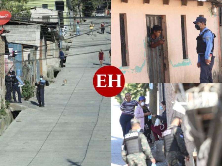 FOTOS: Así viven cuarentena vecinos de zona cero del Covid-19 en Honduras