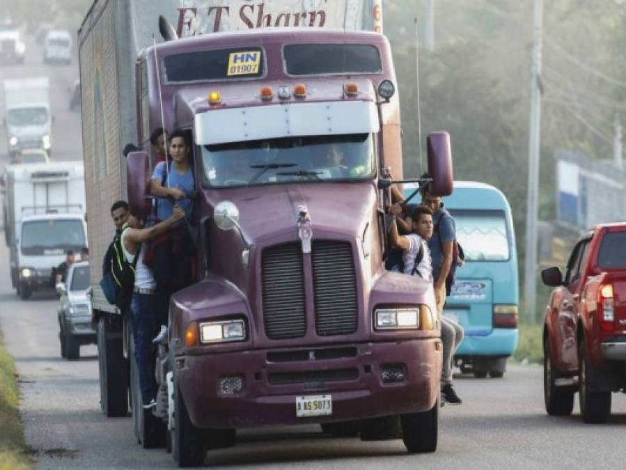 FOTOS: Así avanza la nueva caravana migrante rumbo a EE UU