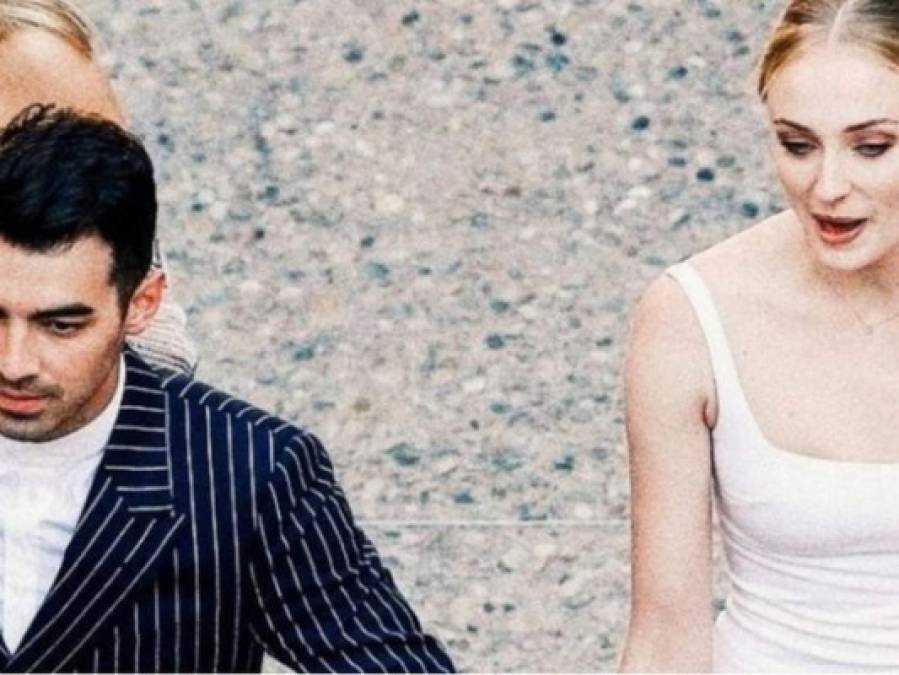 Filtran fotos de la boda de Joe Jonas con Sophie Turner que se realizó en Las Vegas