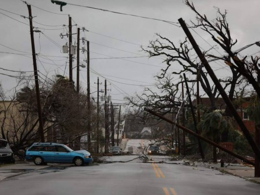 FOTOS: Los daños provocados tras la llegada del Huracán Michael a Florida