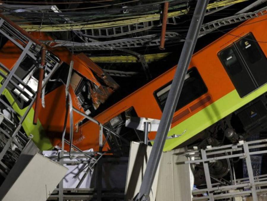 Impactante catástrofe en el metro de México en imágenes