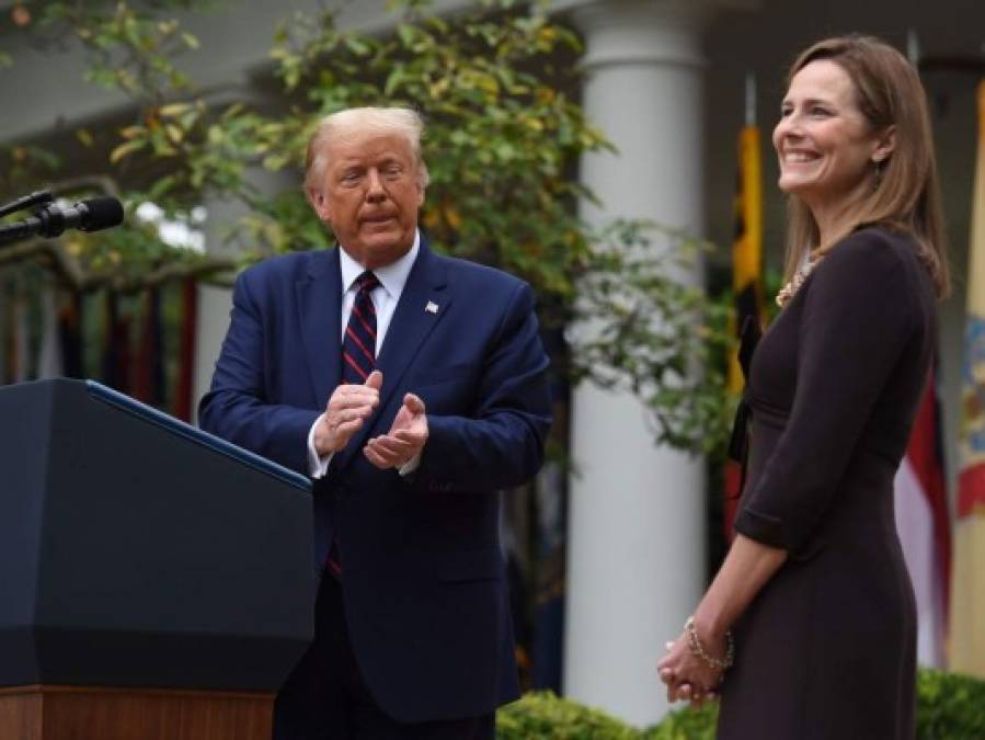 Amy Coney Barrett, la jueza conservadora y católica nominada por Trump