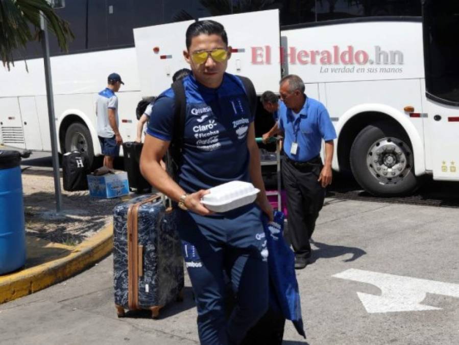 Las mejores imágenes de la salida de la Selección de Honduras hacia Estados Unidos